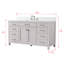 Ensemble de meuble-lavabo simple 60 po Ajhane-1874796926
