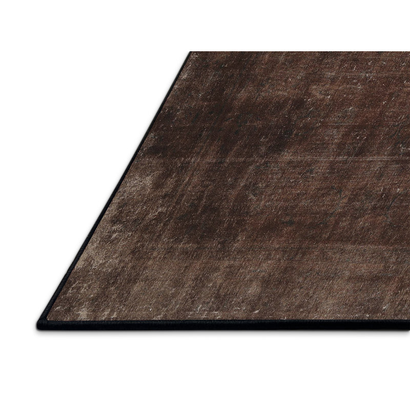 Tapis traditionnel brun foncé, Rectangle 2 pi x 3 pi