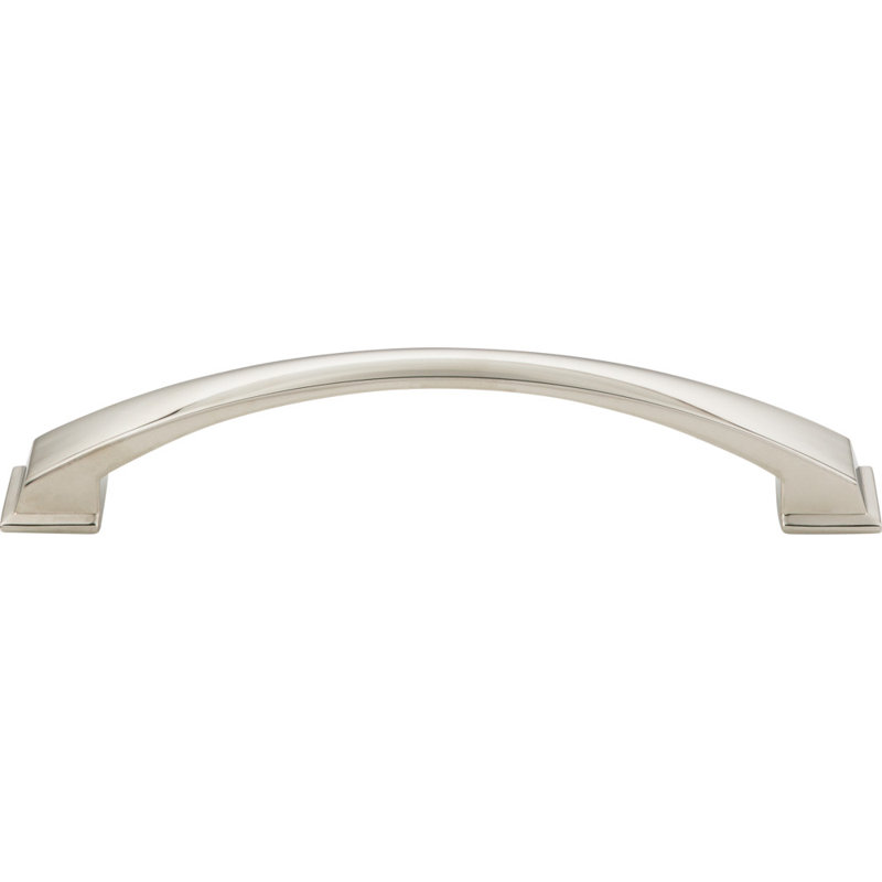 Roman Arch Pull, Polished Nickel, 12"