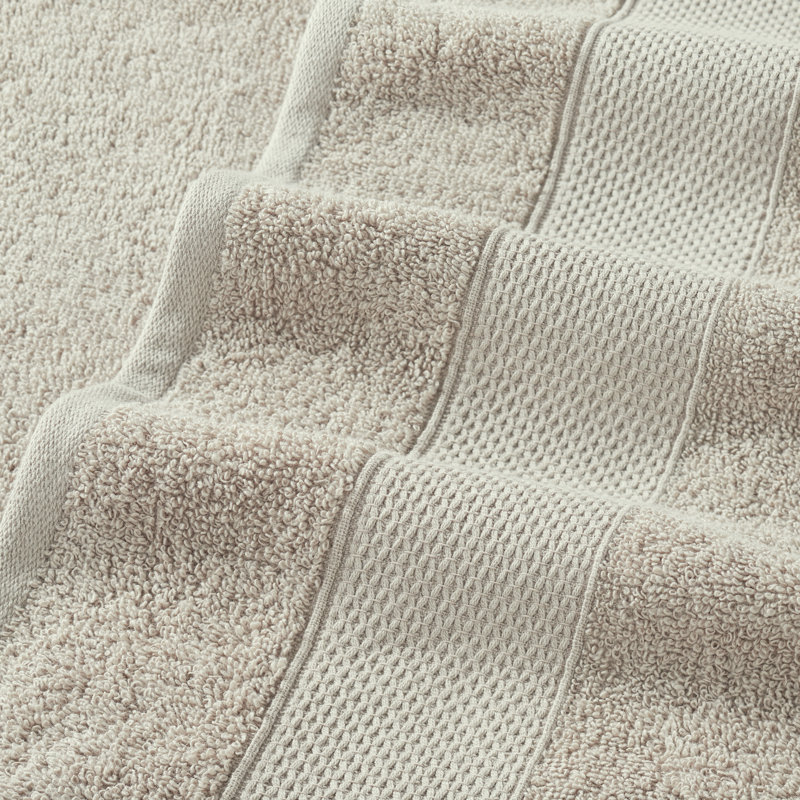 Modern Threads Pax 6-Piece Reversible Yarn Dyed Jacquard Towel Set - Bath Towels, Hand Towels, & Washcloths - Super Absorbent & Quick Dry