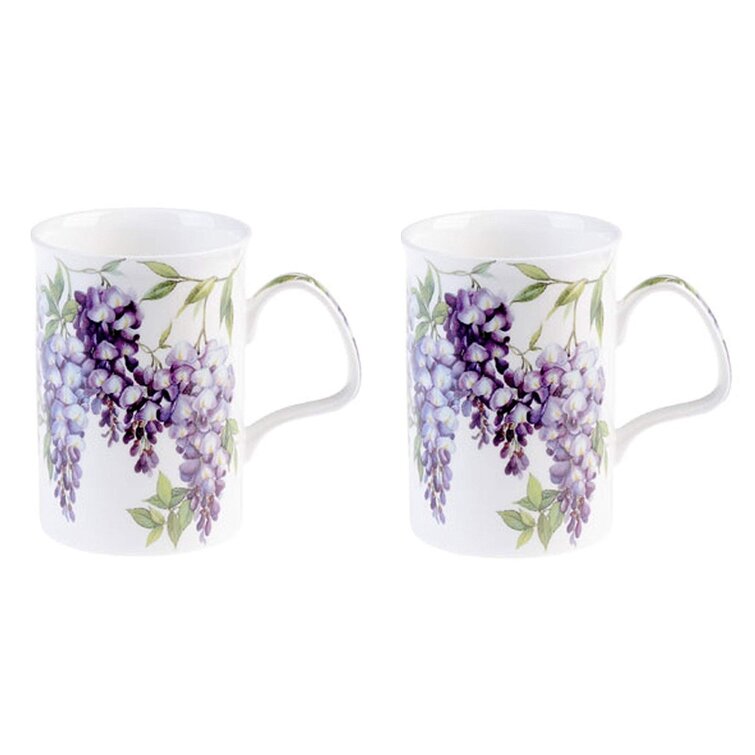 Lavender Bouquet Bone China Mug