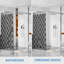 135cm L-Shaped Shower Curtain Pole-1292793927