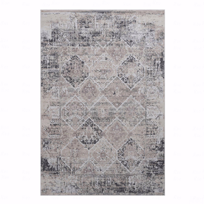 Tapis traditionnel 5 pi x 7 pi, Rectangle 5 pi 3 po x 7 pi 6 po