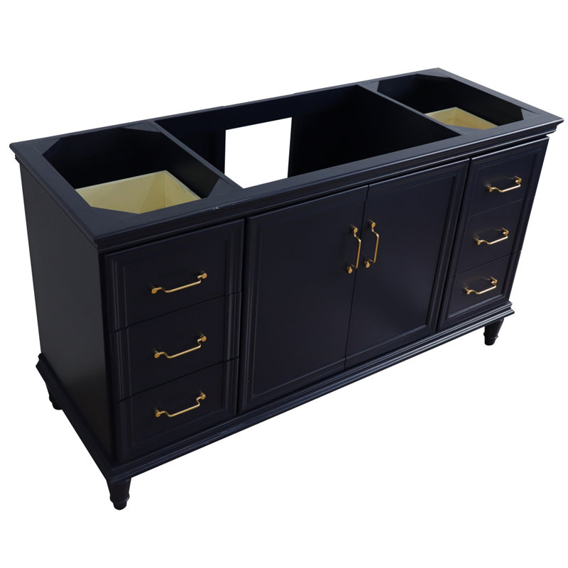 Ferrara 60'' Single Bathroom Vanity Base Only, Blue