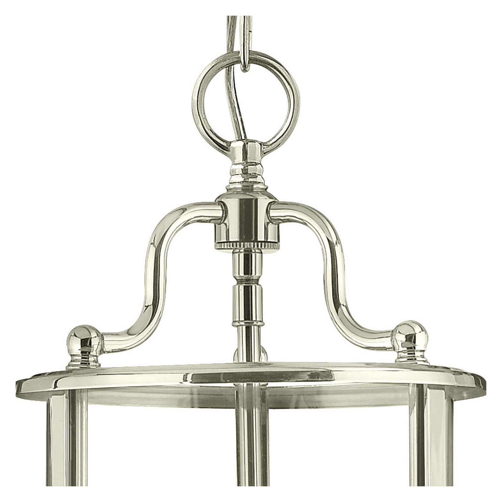 Tide 4 - Light Dimmable Lantern Chandelier, Polished Nickel