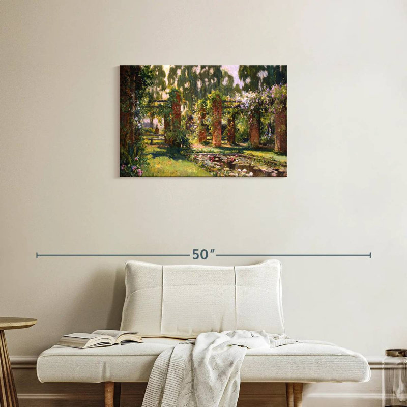 Senne The Lily Pond, 20" H x 30" W