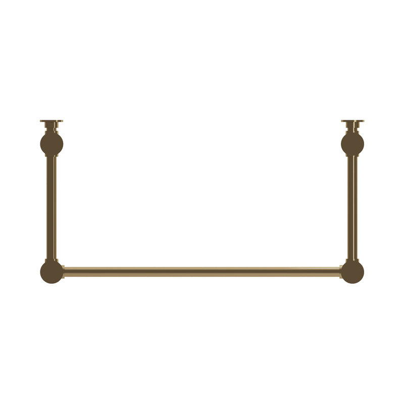 Metal Console Leg Set, Matte Gold