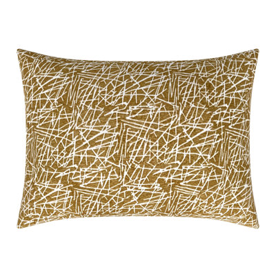 Abstract Feather Reversible Throw Pillow
