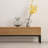 Solid Oak TV Stand with 4 Drawers-112692026