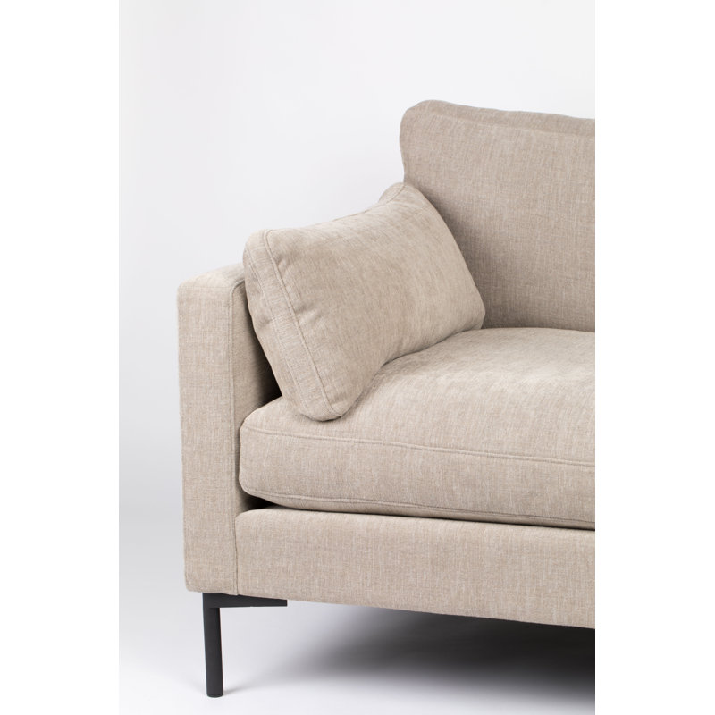 Canapé modulaire Summer, Mélange de polyester brun pâle