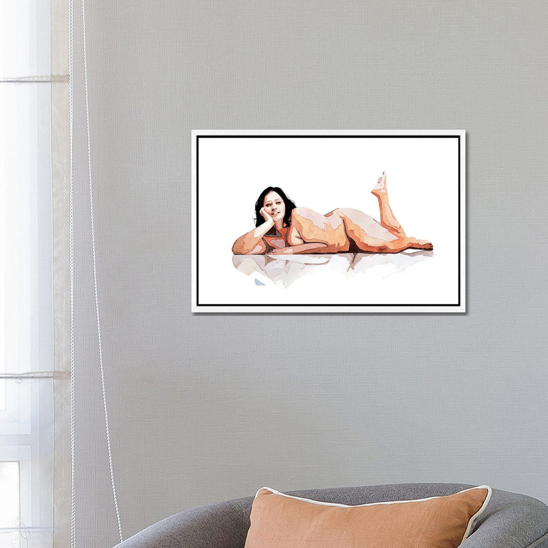 Bearded Collie I by EdsWatercolours - Wrapped Canvas Gallery-Wrapped Canvas Giclée