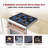 Akicon Freestanding Gas Cooktop Oven Combo, Features Sealed Burners, Rapid Convection Oven, Convertible Fuel (NG/LP), Durable Cast Iron Grating (PBSPBSB1)-113304168-113304166