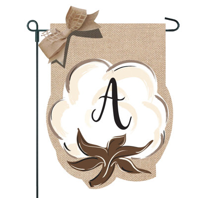 Drapeau de jardin en coton 2 côtés 1 pi 6 po x 1 pi