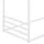 Structure de lit en métal de style Montessori, lit en forme de maison avec garde-corps pour enfants et tout-petits, assemblage facile, sans lattes