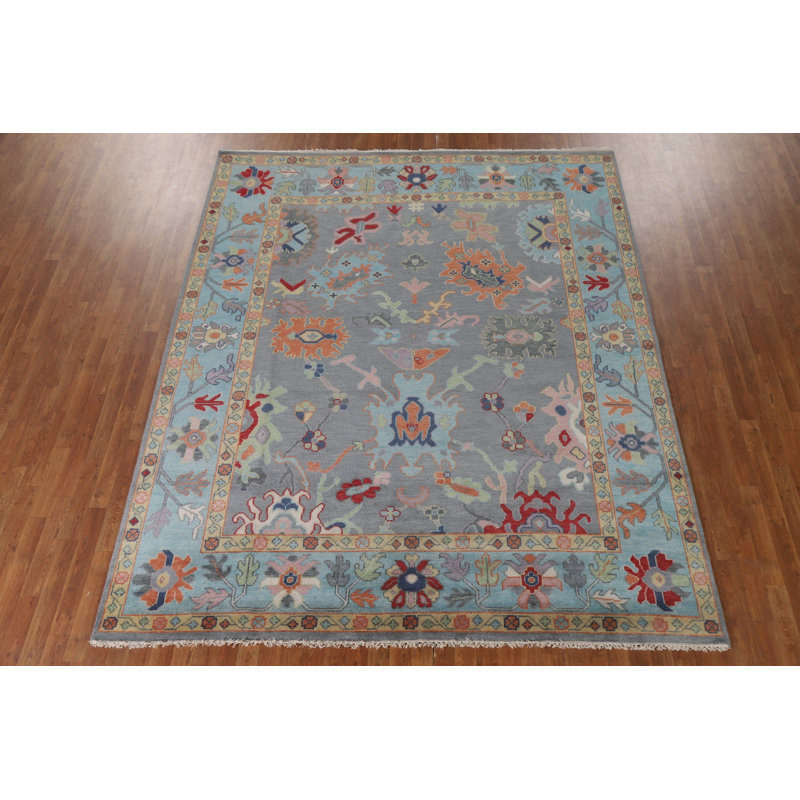 Tapis de salon fait à la main Oushak 8 x 10