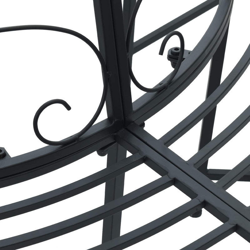 Outdoor Bench, Black