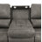 Hein Triple Power Reclining Sofa Charcoal-122505229