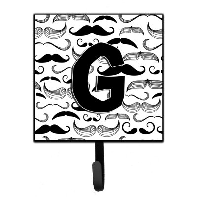 Porte-laisse moustache et crochet mural