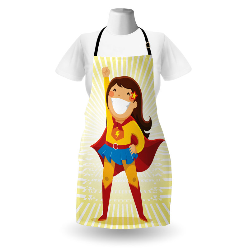 No Pattern Bib Apron