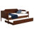 Cherry Wood Twin Daybed With Trundle