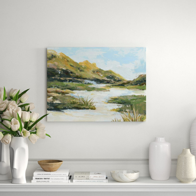 Autumn Brown Print by Sara Brown, Knife Gel, 47" H x 62" W