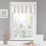Cotton Blend Tailored 52'' W Window Valance