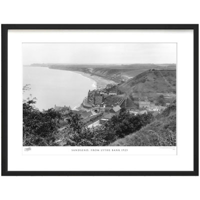 Sandsend, From Lythe Bank 1925 by Francis Frith - Single Picture Frame Print