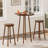 2-Person Counter Height Dining Set Round