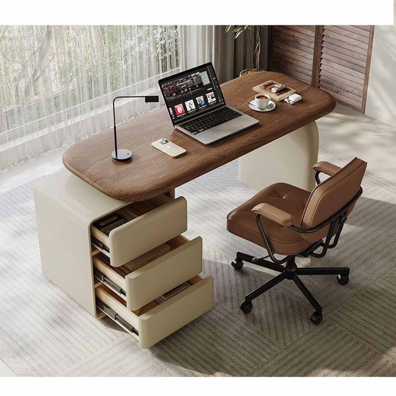 Bureau de style américain, 29.53" H x 78.74" W x 27.56" D
