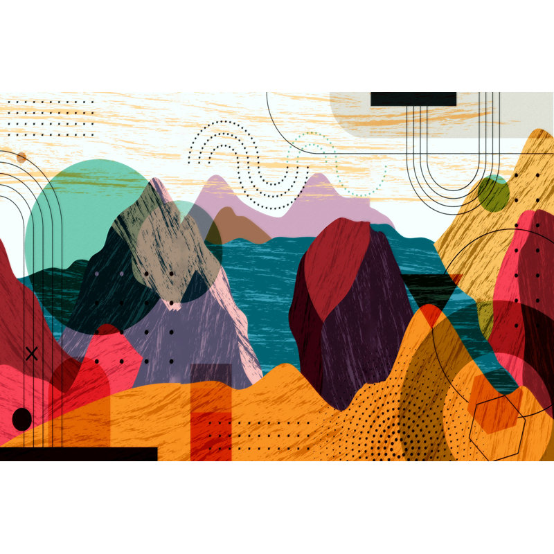 " Our Land 655 " Painting Print, 20" H x 30" W x 1.5" D