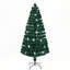 Arbre de Noël artificiel à fibre optique 6FT avec grandes étoiles