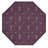 Hand Knotted Loom Wool Eco-Friendly Area Rugs - Octagon | Purple Color, Contemporary Modern, High Pile Thick Handmade Anti Skid Area Rugs for Living Room, Bed Room-814187863