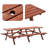 12-Person Picnic Table Set with Benches
