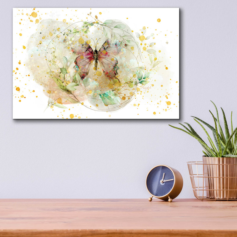 «Wings Spread» par Roozbeh Bahramali, art en verre acrylique, H 12 po x l 16 po x P 0,13 po