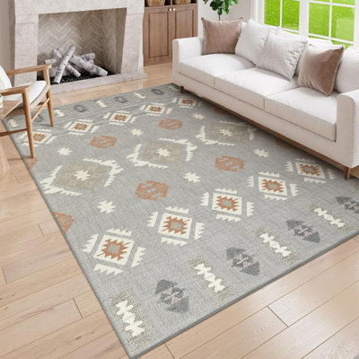 Oriental Shaggy Washable Area Rug