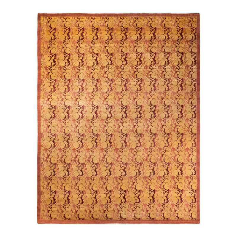 Classic One-of-a-Kind 9'2" x 11'10" Hand Knotted Area Rug