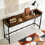 Table de canapé avec prise électrique, console