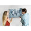 Magnetic Memo Board Whiteboard - 90 x 60 cm - With Marker and Magnets - Painted world map