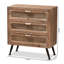 3 - Drawer Rectangle Accent Chest