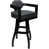 Grey Vinyl Seat/Black Frame