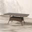 Table de salle à manger d'extérieur en osier