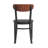 Everlei Commercial Grade Dining Chairs with 500 LB. Capacity Steel Frame Solid Wood Seat-539911016-539911019-587239650