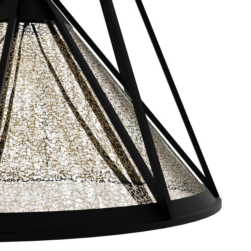 Rafner 1 - Light Single Geometric Pendant, Large