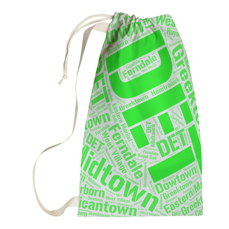 Laundry Hamper with Handles, Green, Small (29" H x 18" W x 1.5" D), Seattle