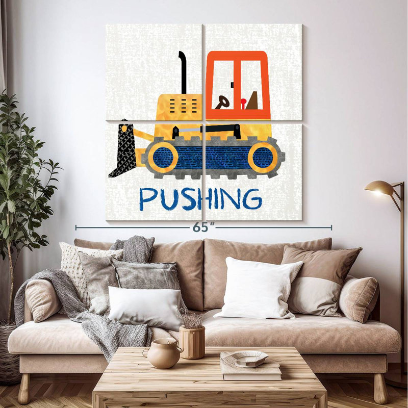 Mehar Pushing, 50" H x 50" W