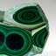 Genuine Polished Malachite Stalactite Slice (159.4 grams)