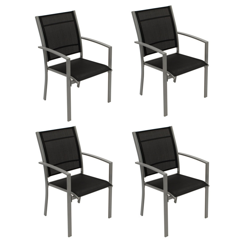 Vreeland Stacking Patio Dining Armchair