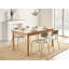 Solid Wood Base Dining Table