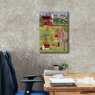 Rosalind Wheeler® «Jams And Jellies For Sale» par Susan Henke, art mural sur toile, 40 po x 54 po