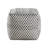 Square Modern Pouf In Fabric, Non-Slip Bottom, 300Lbs Weight Capacity, 16X16x16 Inches Fabric , Floor, Multi,
